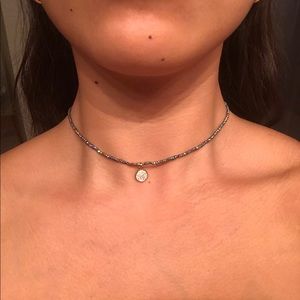 Multicolor Beaded Circle Choker
